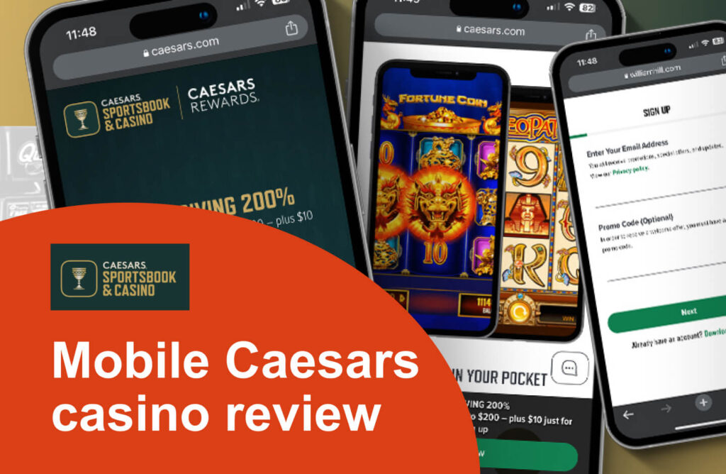 Mobile Caesars casino review